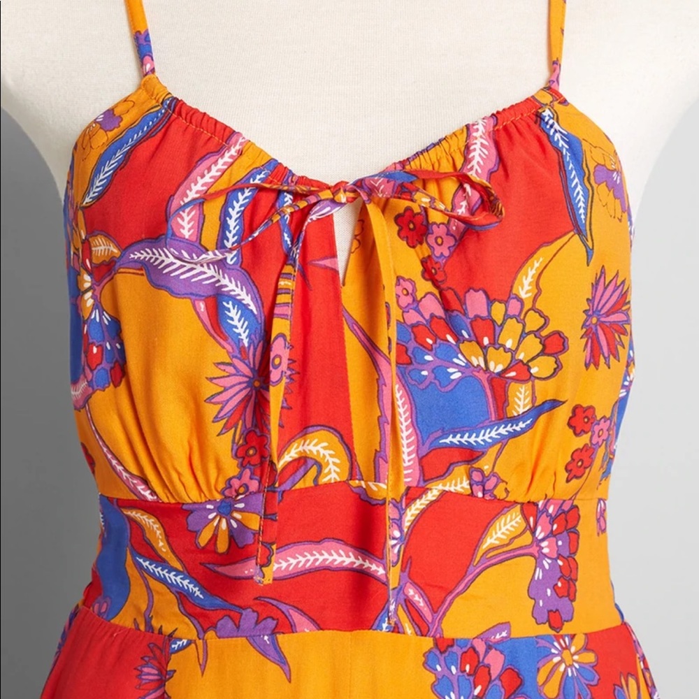 Festival jumpsuit NWT 18W runs small MODCLOTH
